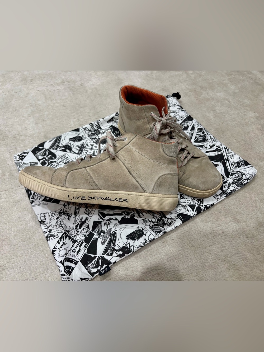 Toms Star Wars Luke Skywalker Suede High-Top Sneakers - 8M